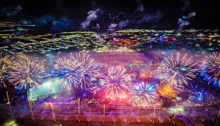 EDC Las Vegas 2027 - DAWN hero artwork