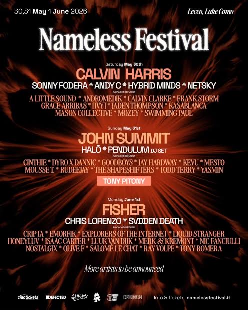 Nameless Festival 2026 poster