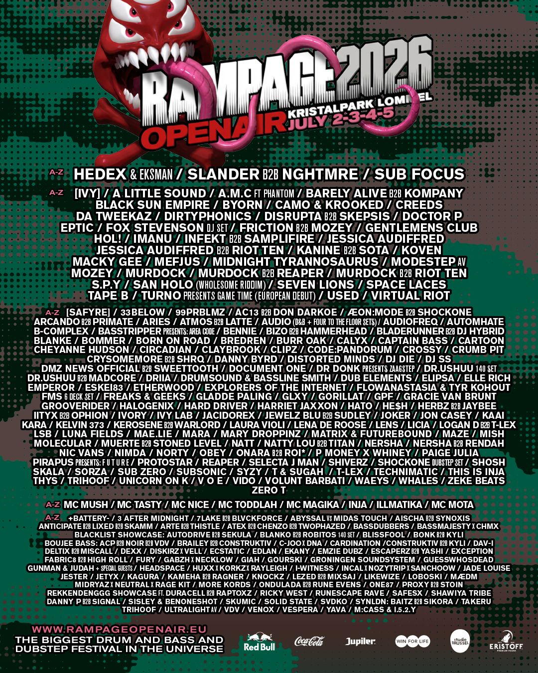 Rampage Open Air 2026 poster