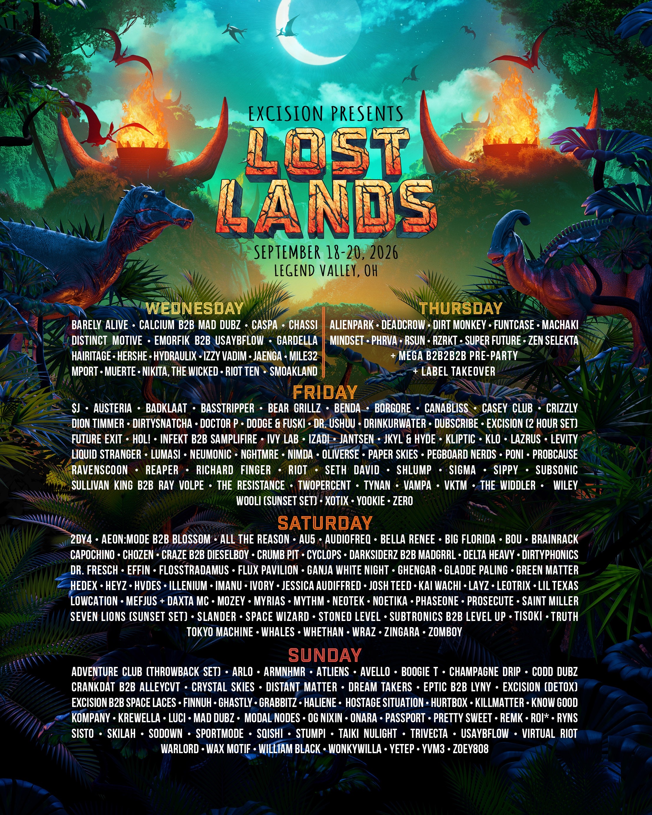 Lost Lands 2026 poster