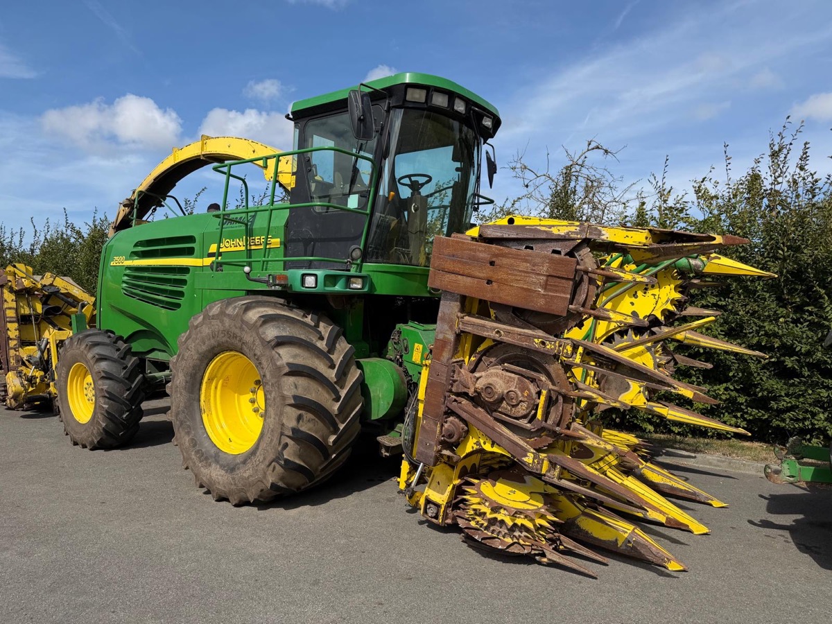 John deere 75004X4+ Heder Kemper 360